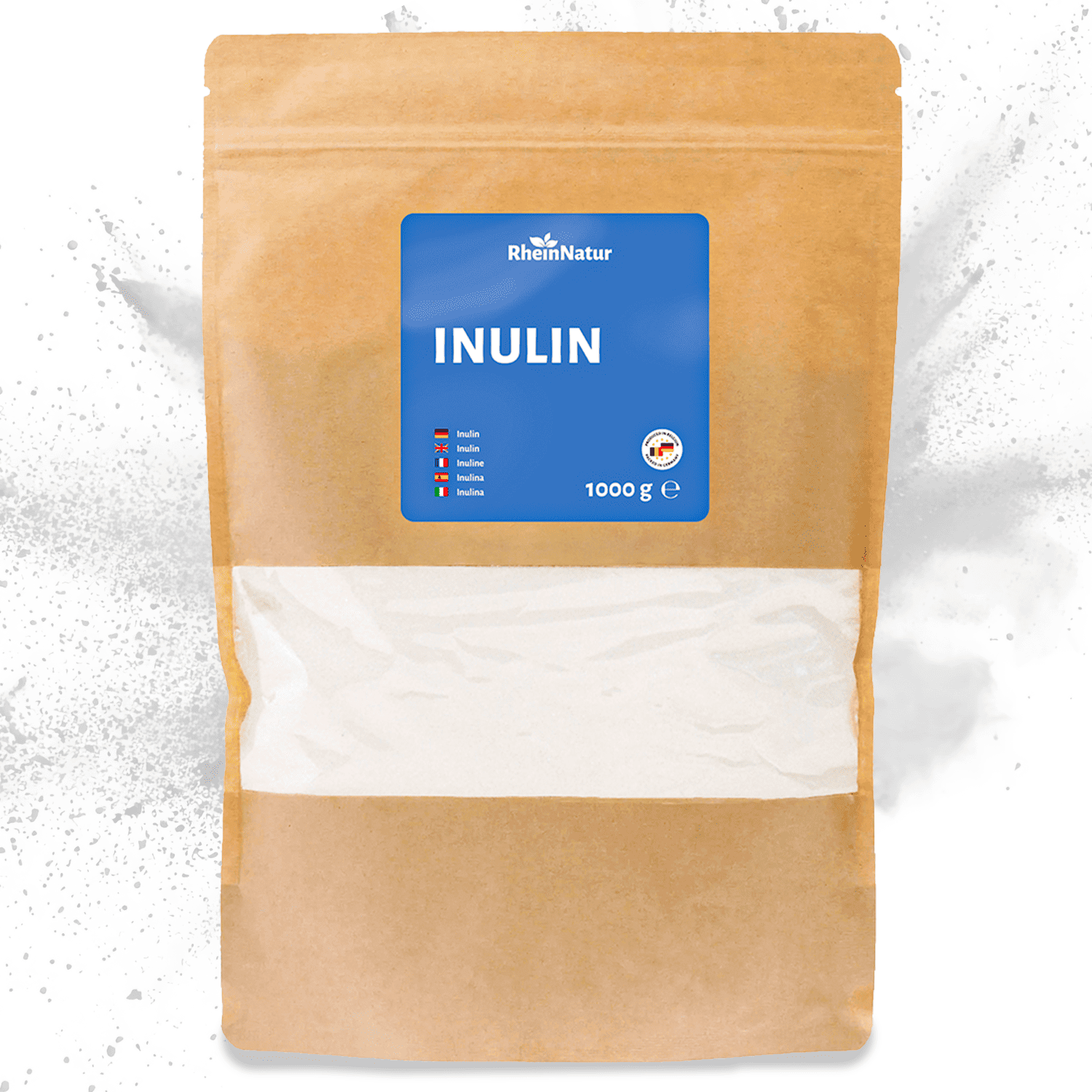 Inulin-Pulver - 100% Inulin aus der Chicorée-Wurzel – RheinNatur