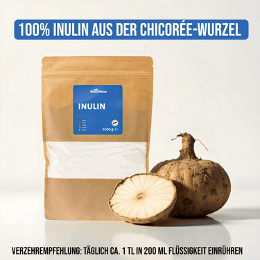 Inulin-Pulver - 100% Inulin aus der Chicorée-Wurzel