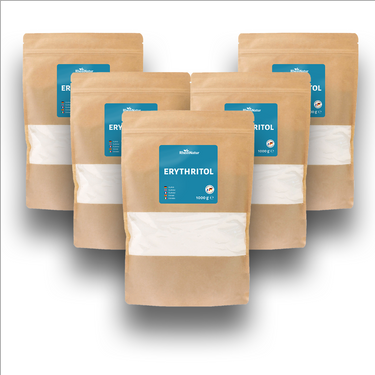 Erythrit - Kalorienfreier Zuckerersatz | 100% Vegan & Glutenfrei | Ideal für Low Carb Ernährung 5KG