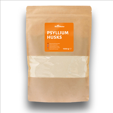 Flohsamenschalen Pulver - Fein gemahlen | 98+% Reinheit | RheinNatur