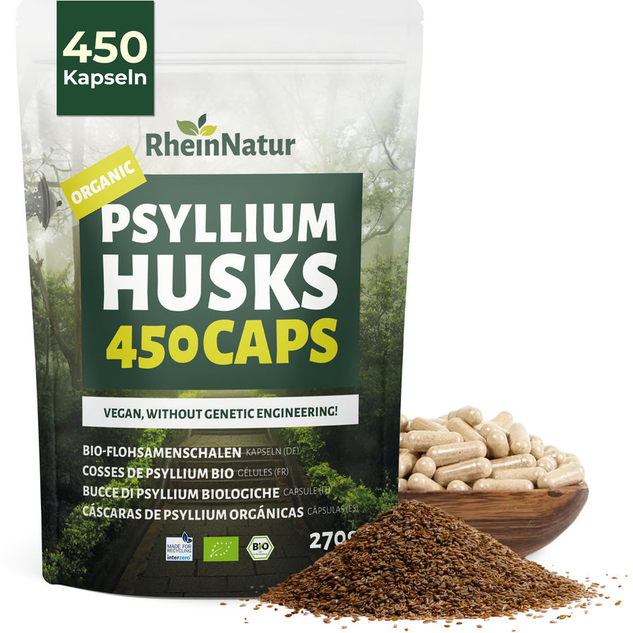 Psyllium husk capsules ORGANIC