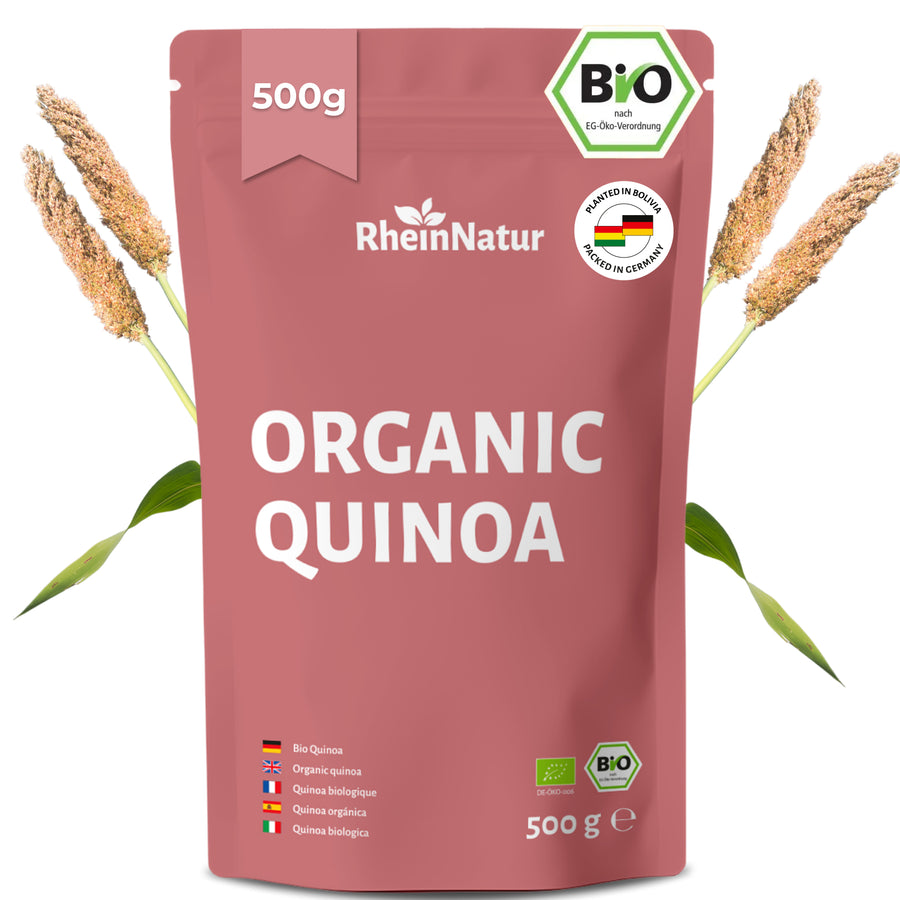 RheinNatur Bio Quinoa 500 g | 100 % Bio Quinoa Körner