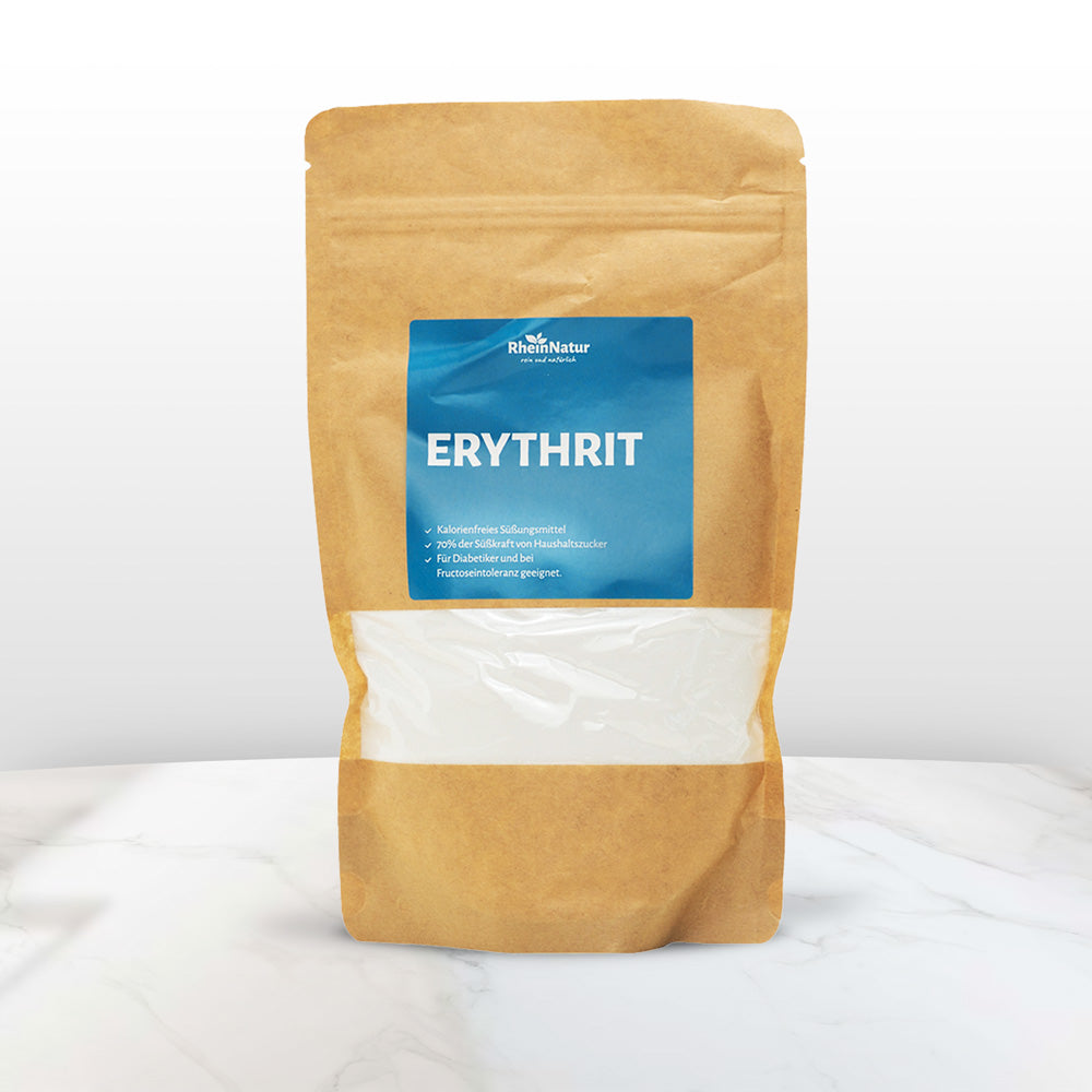 Erythrit kalorienfreier Zuckerersatz, light, mit 70% der Süßkraft von Zucker, vegan und glutenfrei | 200 g